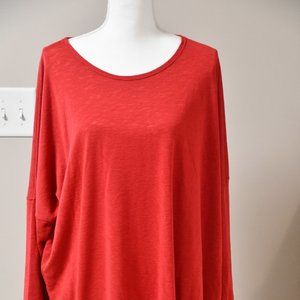Q'Neel Red Tunic Top